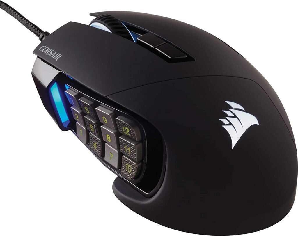 Corsair Scimitar Pro RGB mejor ratón gamer para mmo
