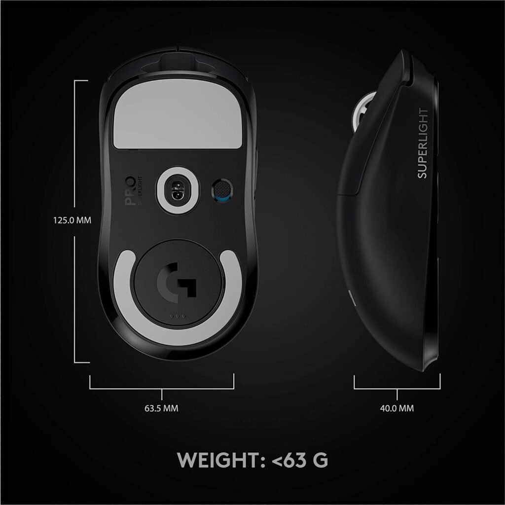 Logitech G PRO X SUPERLIGHT medidas