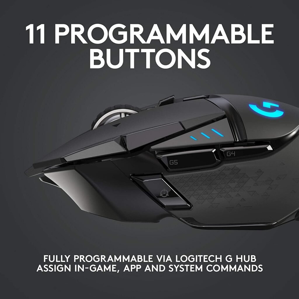 Logitech G502 LIGHTSPEED botones