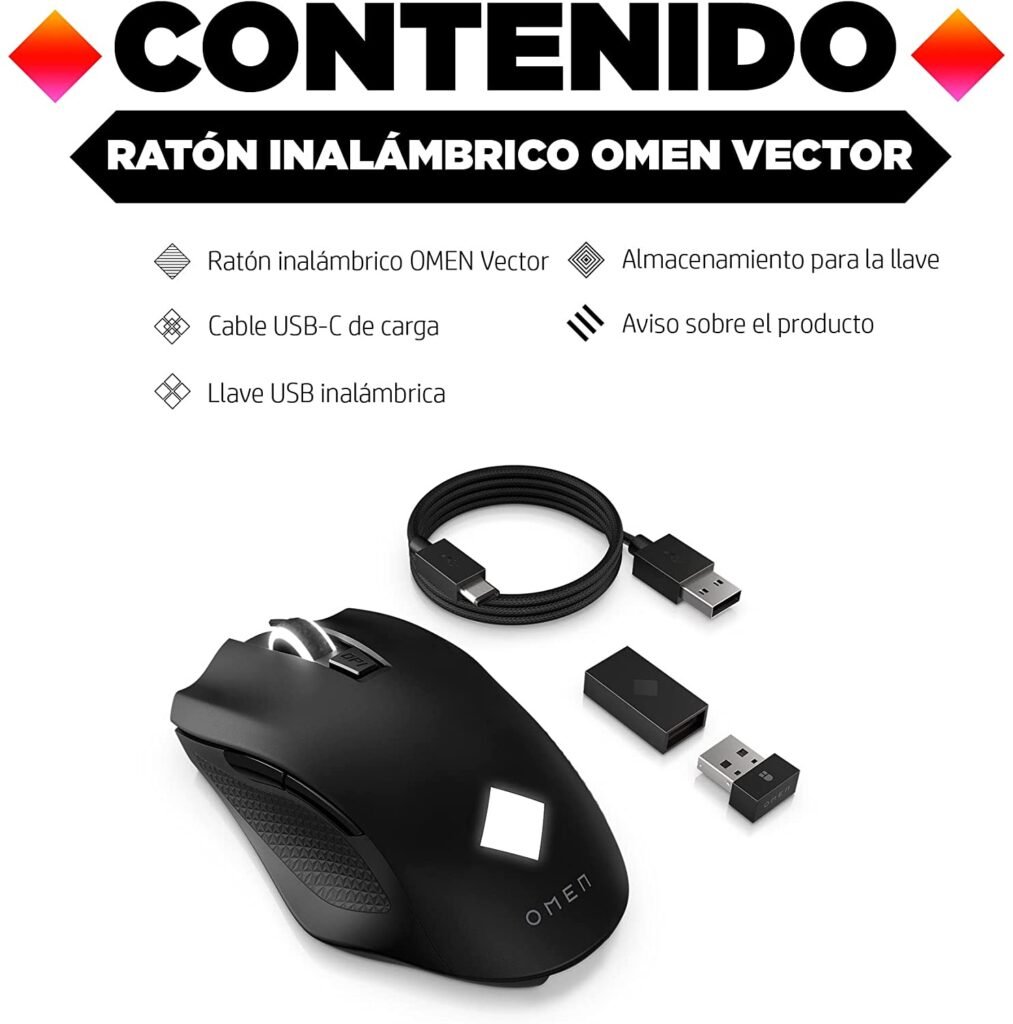 HP OMEN Vector wireless contenido