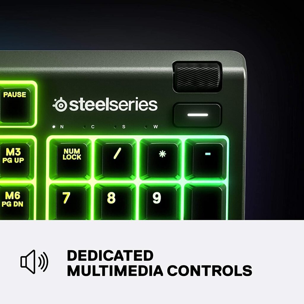 SteelSeries Apex 3 funciones extra