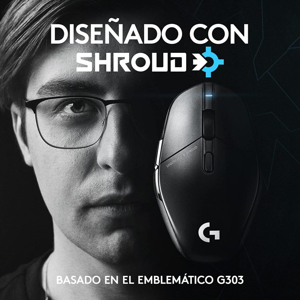 Logitech G303 diseño