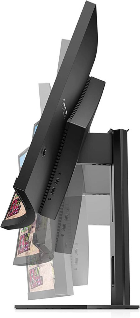 HP OMEN 27c ergonomia