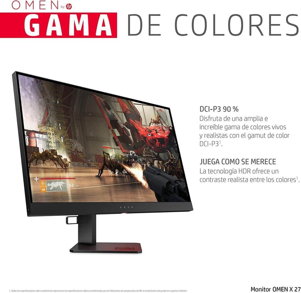 HP OMEN X 27 colores