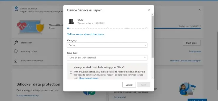 Cómo enviar tu Xbox Series XS a reparación 5