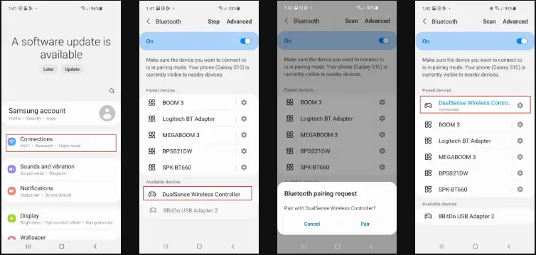 Cómo conectar un mando de PS5 a un dispositivo Android
