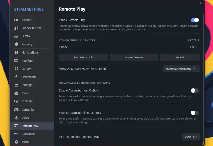 jugar juegos de Steam en Android o iPhone con Steam Link 1