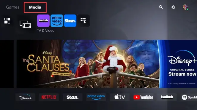 ver películas en tu PS5 con Sony Pictures Core 1